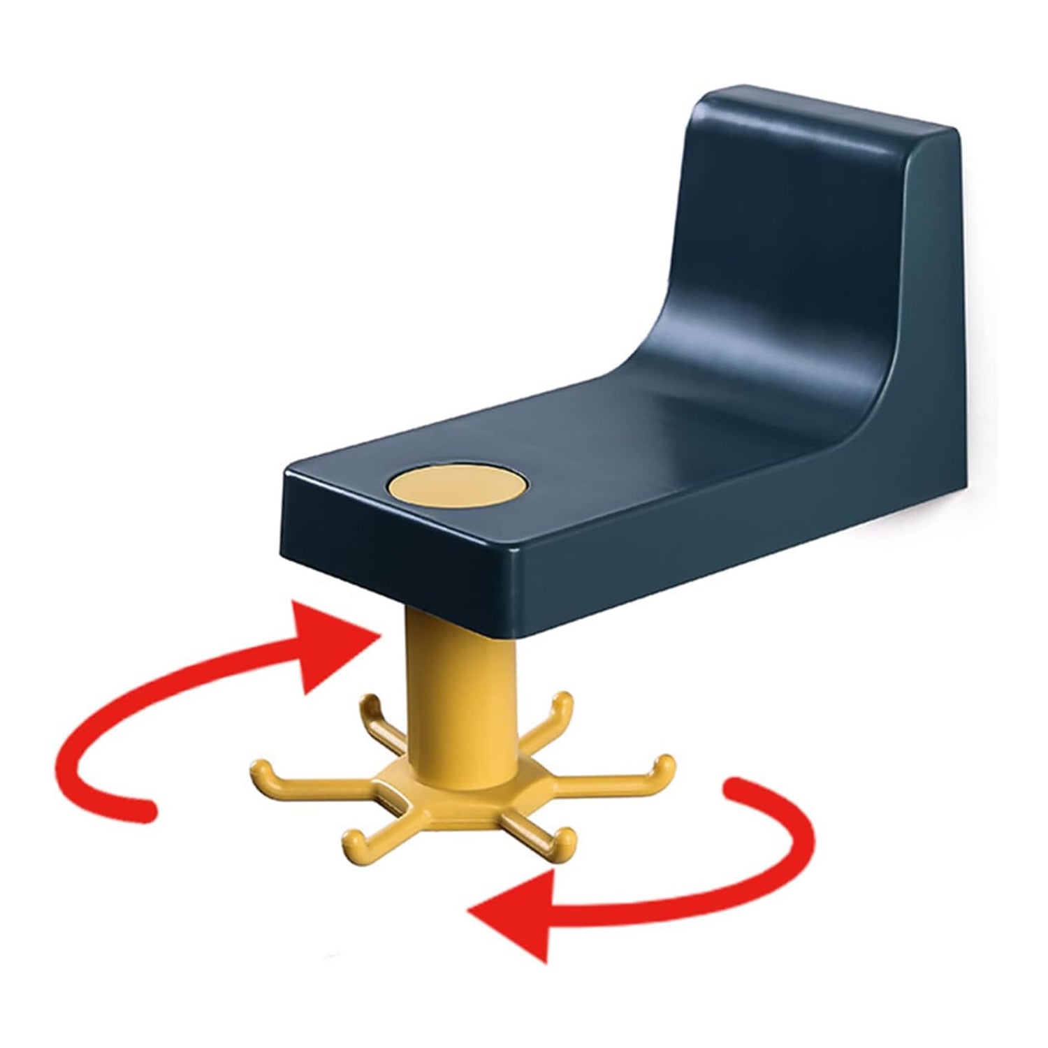 360 Degree Rotating Self Adhesive Plastic Wall Hook Hanger; Multifunctional Hanger with 6 Heavy Duty Claw Hooks 360 Degree Rotating Self Adhesive Plastic Wall Hook Hanger; Multifunctional Hanger with 6 Heavy Duty Claw Hooks